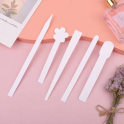 100 szt./partia okrągła głowa testująca aromaterapia zapach perfumy olejki eteryczne tester paski papierowe kształt kwiatu