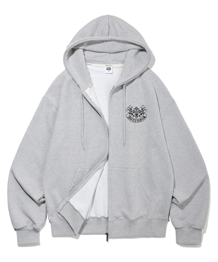 Alvinclo Cross Overfit Reißverschluss Hoodie Azh886 (2 Farben)