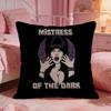 EElviraS Mistress Dark Cushion Cover Premium Comfort Reversible Pillow Cove Two In One Design For Any Room  Car Interior