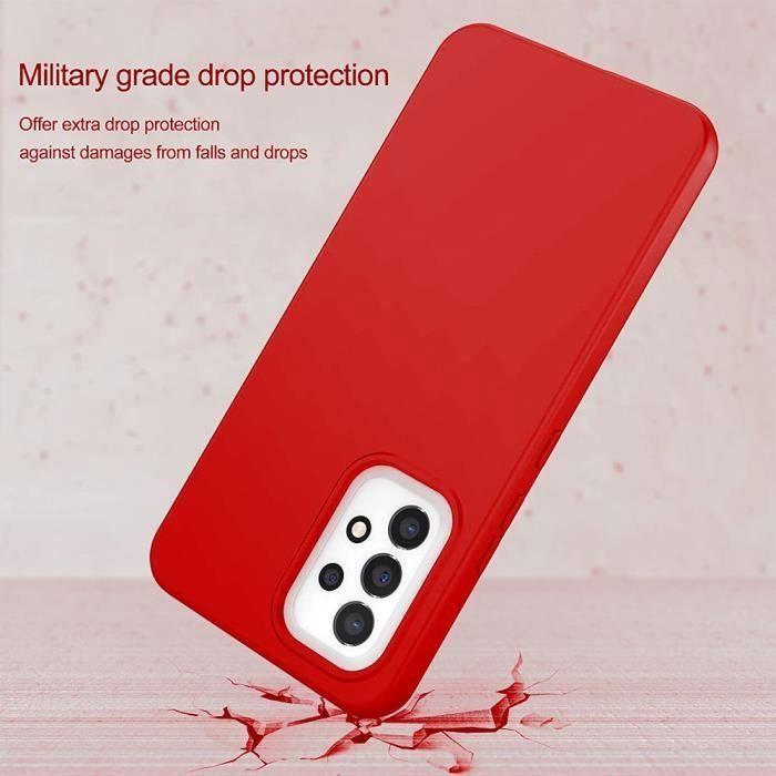 360-skal - BOOLING - för Samsung A53 5G - Röd - Fullständigt skydd - Anti-repor