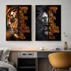 Animal Motivation Poster Panther Lion Motivational Canvas Posters Prints Canvas Painting Focus Conquer Fearless Mural Wall Decor