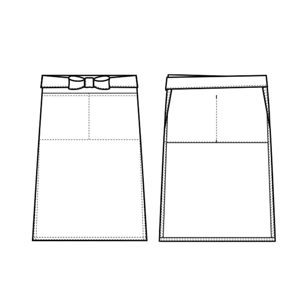 Seven Uniform QT7377-1 Waist Apron, Indigo, Free Size