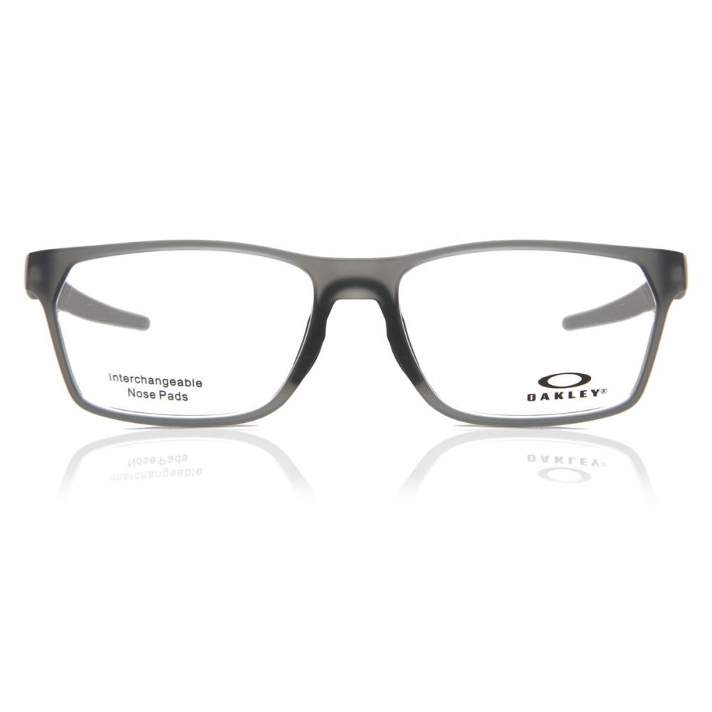 

Oakley Ox8032 Hex Jector 803202 Men Eyeglasses Satin Grey Smoke/57-17-141