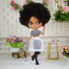ICY DBS Blyth doll 1/6 bjd toy joint body dark skin afro hair 30cm doll anime girls