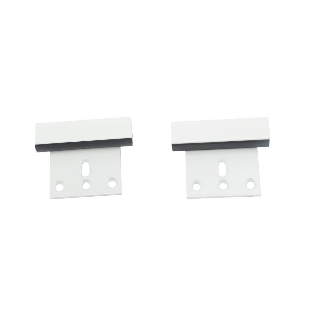 2pcs Home Security Door Reinforcement Lock Anti Theft Aluminum Inside Door Safety Lock for Home Hotel White