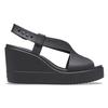 Crocs Brooklyn Comfortable Non-Slip Wedge Sport Sandals Women Sandals Black 206222-060