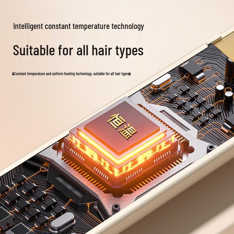 2-in-1 Hair Styling Tool: Long-lasting Straightener & Curling Iron, Gentle on Hair