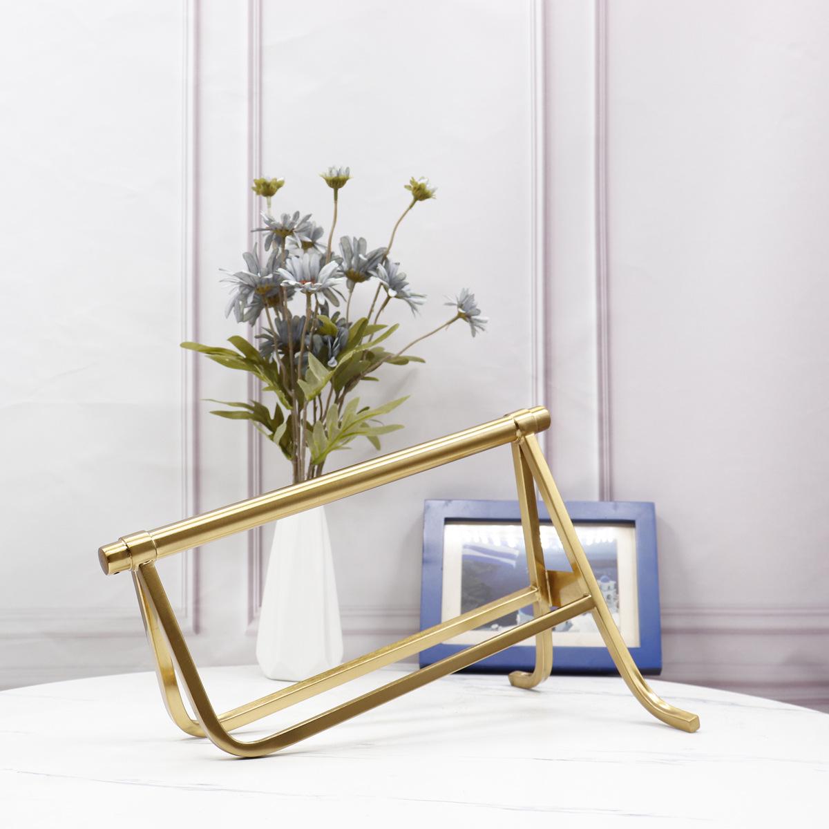 

Sleek Modern Metal Wine Bottle Holder for Home Decor