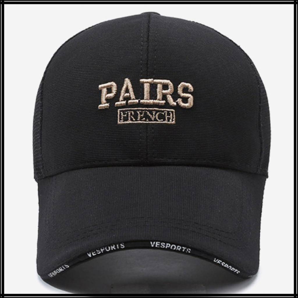 Czapka z daszkiem Siateczkowa Oddychająca Haftowane Logo Ochrona przed słońcem Outdoor Ochrona przed UV Męska Damska CZA489 [White Fang] (Biały)