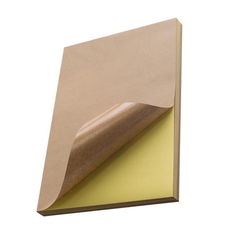 Wenstan A4 Kraft Paper Self-Adhesive Labels A4