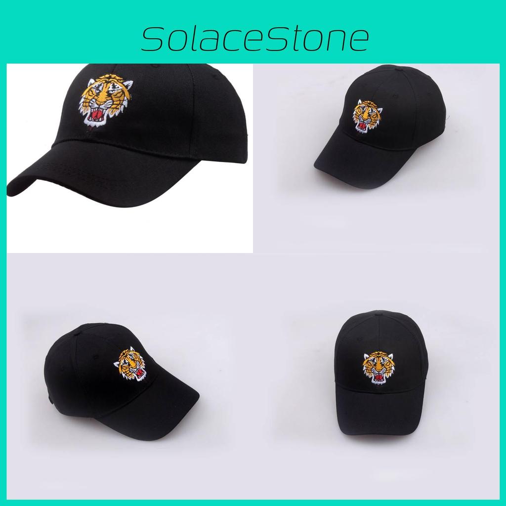 Casual Tiger Embroidered Baseball Hat For Skaters And Trendy Adults Sun Protection