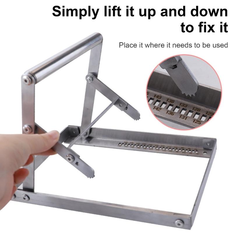 Adjustable Cutting Machine Support Frame Material Support Bracket Cutting Lift Table Stand Workbench Lift
