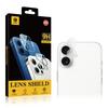 MOCOLO For iPhone 16 Camera Lens Film Tempered Glass Precision Cutouts Clear Lens Protector