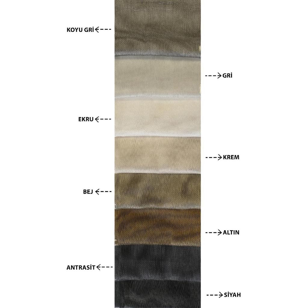 Murcia Drug Tüllvorhang Piated Anthrazit