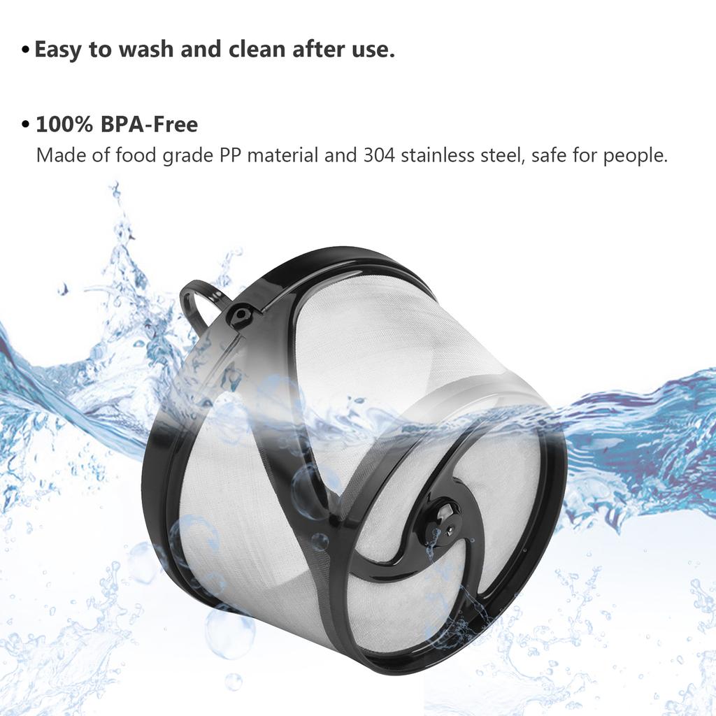 Reusable Mesh Ground Coffee Filter Basket Fit Compatible with K- and K- Coffee NaMachine