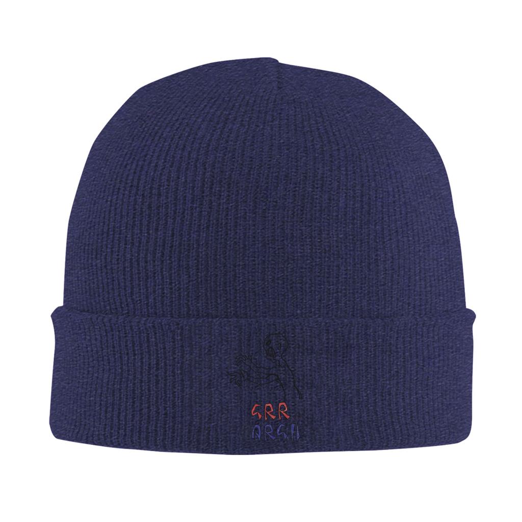 grr...argh with colour Winter Skullies Beanies Hat Warm Autumn Knitted Hats Bonnet Caps for Women Men