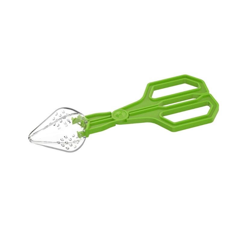 

Clear Insect Capture Pliers For Reptiles Feeding Hygienic Easy to Clean Design With Ergonomic Handle Multipurpose Use зелёный