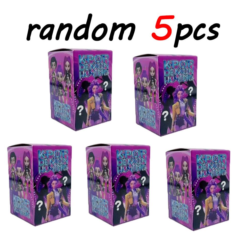Anime Kpop Demon Hunters Figure Model Toy  Peripherals Blind Box for Kids Collection Figurines South Korea Fan Gifts
