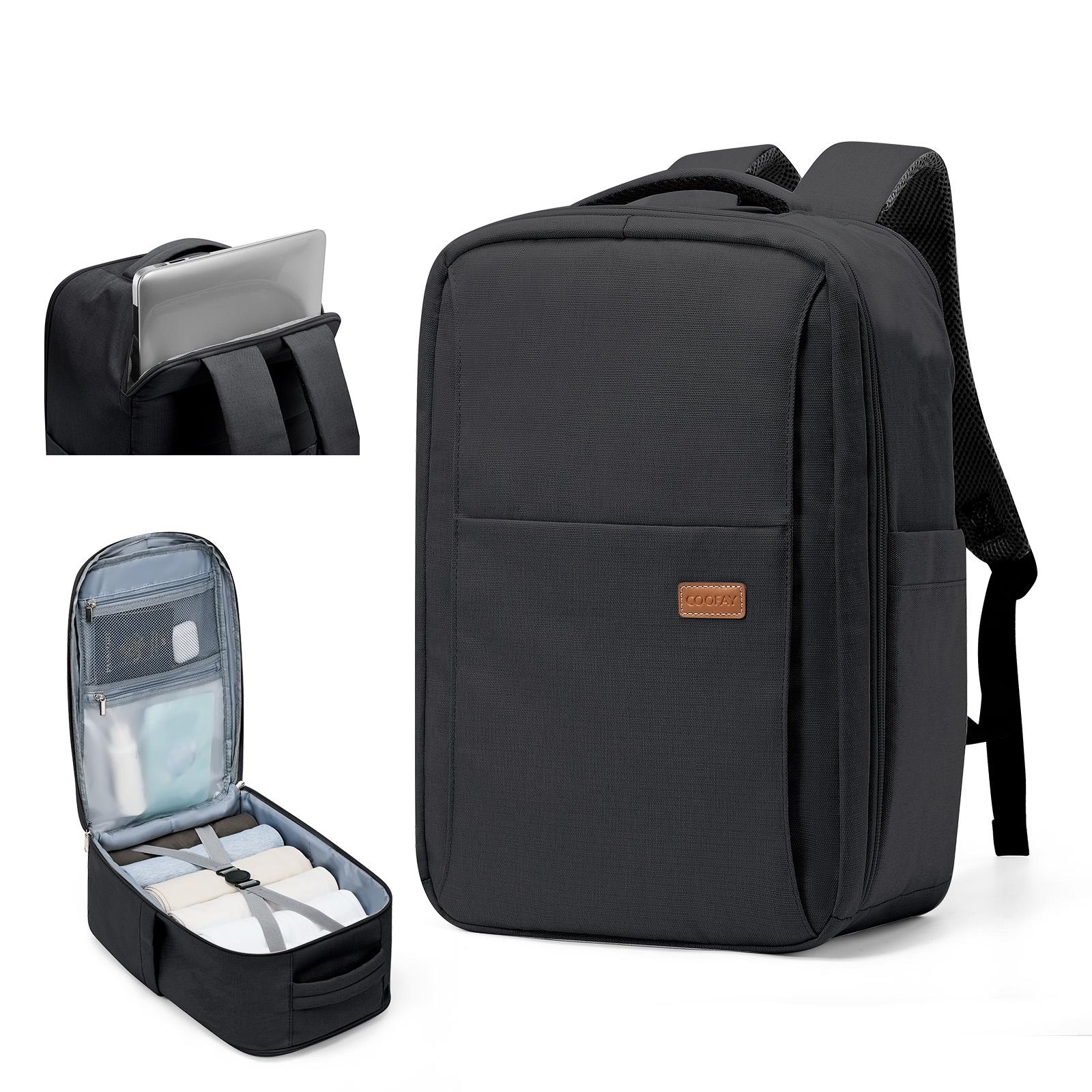 

Мужской дорожный рюкзак Дизайнерская сумка для ноутбука Большой вместимости Школьный рюкзак Женский рюкзак для ручной клади Ryanair 40x20x25 Тактический рюкзак чёрный