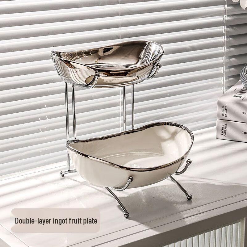 

Элегантный многоярусный керамический сервировочный поднос