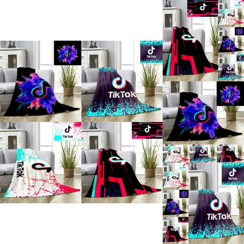 Tik Tok Flannel Blanket Featuring Super Soft Comfort For Cozy Winter Nights For Kids