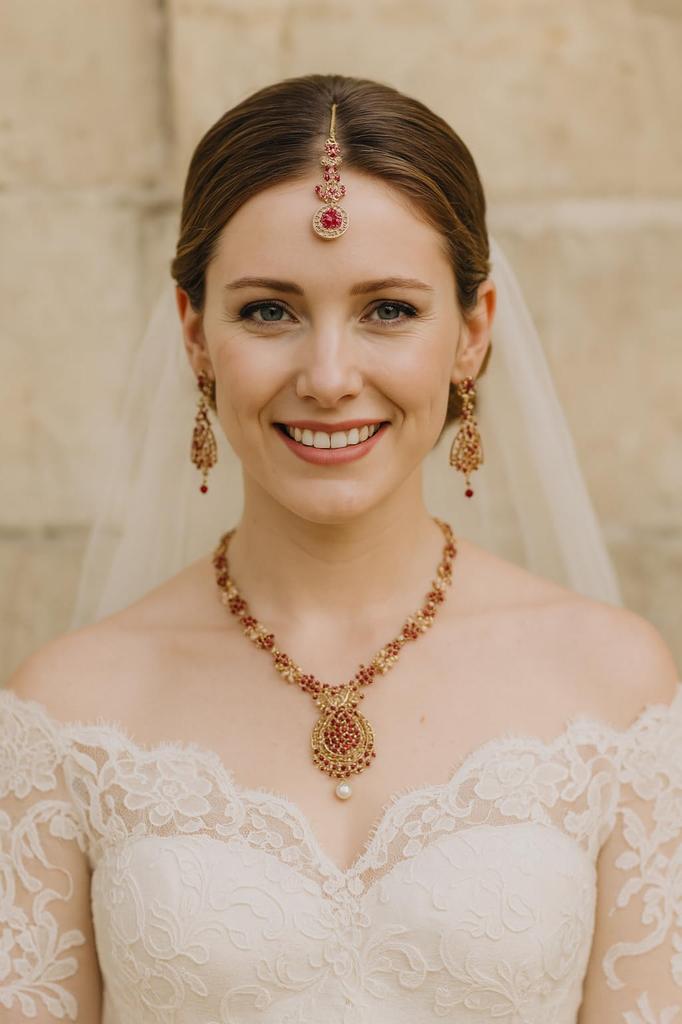 Touchstone Women's Indian Jewelry Set, Maang Tikka Wedding Guest Gold Necklace, Bollywood Jewelry Set, Pageant Elegant Prom Bride Accessory, Western