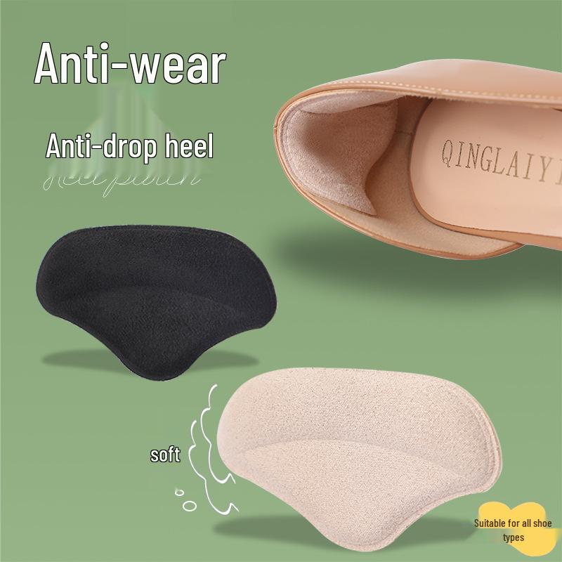 Women's Anti-Friction Heel Grips: Non-Slip Shoe Liners for Big-to-Small Shoes, High Heel Inserts, and Leather Shoe Pads.