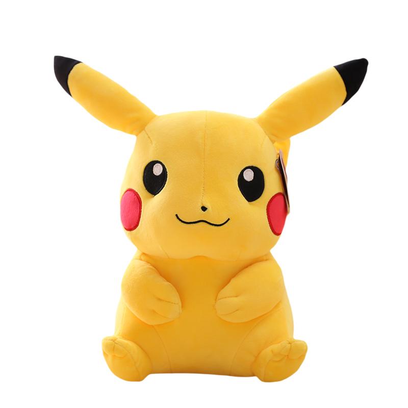Kawaii Big Size Pikachu Stuffed Toy Anime Pokemon Kawaii Pikachu Plush Doll Large Stuffed Room Decoration Soft Toys For Kid Gift