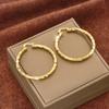 Versatile Women Circle Hoop Earrings Simple Style Daily Party Lady Accessories Fashion Metal Wedding Charming Jewelry