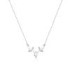 A Deer Has Your Sika Deer Necklace, Female Mori Fresh Autumn and Winter Ins Wind Antler Pendant Gift, Female