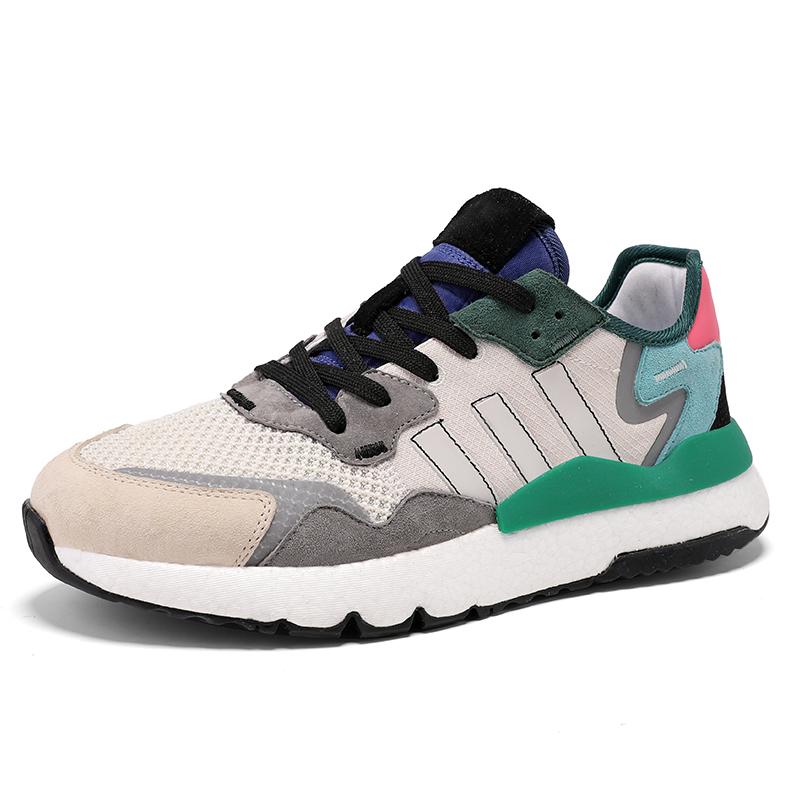 

Новые амортизирующие кроссовки для бега Мужская повседневная обувь 38-45 44 зелёный