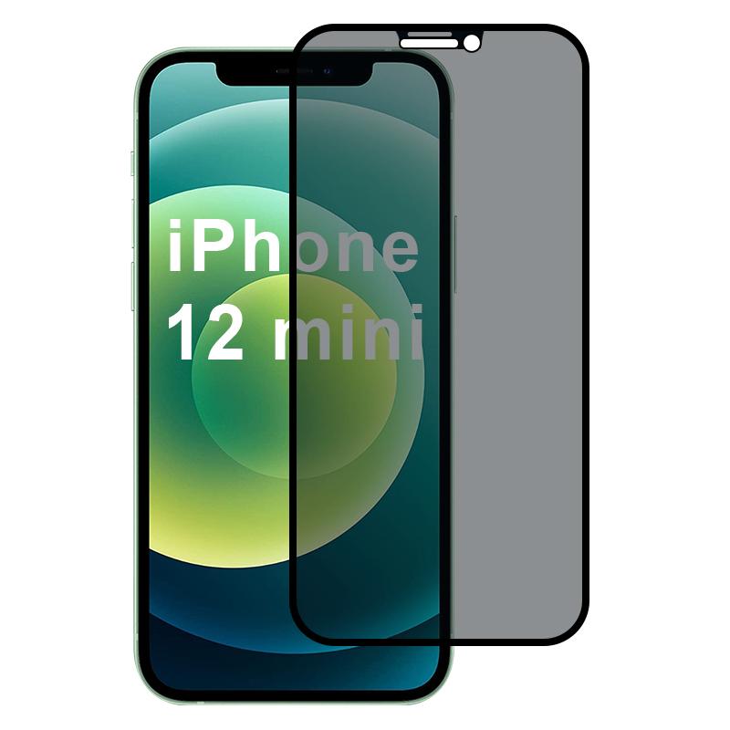 

For iPhone 12 mini Privacy Screen Protector Full Coverage 2.5D Film Type A