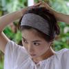 Flower Lace Hair Band - Grey