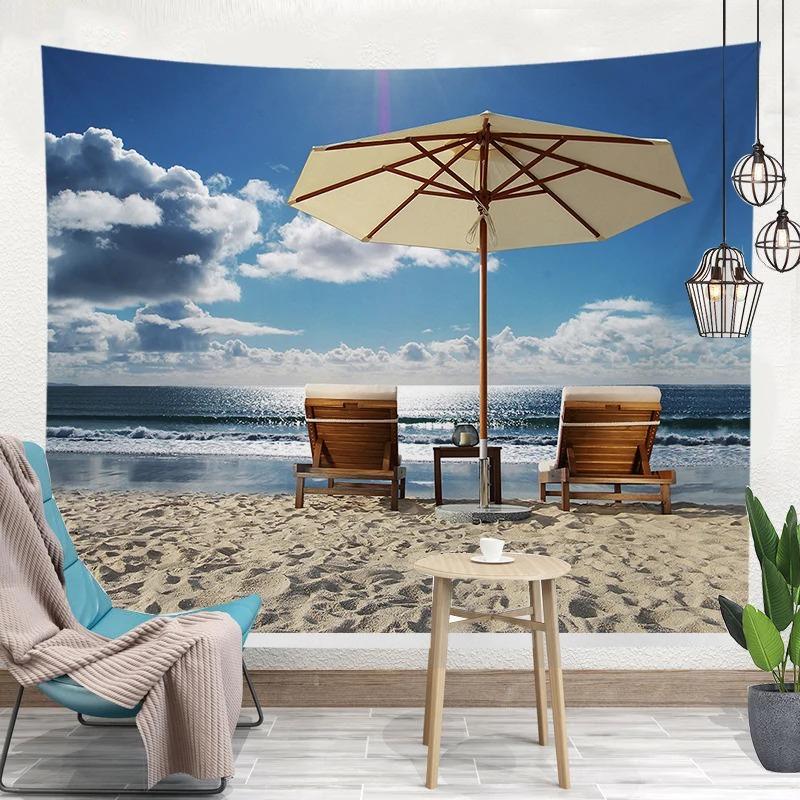 Tapiserie Dormitor Living Plantă Tropicală Model de Vară Tapiserie Modă Decor pentru Casă