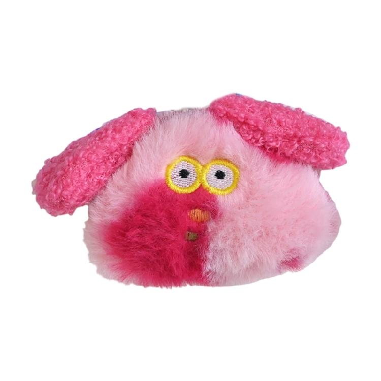 Playful Plush Dog Brooch Pin Stylish Bag Pendant Statement Hanging Ornament Plush Texture for Casual or Formal Event