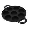 Egg Frying Pan 8 Hole Design Multifunctional Non Stick Egg Pancake Steak Pan for Travel Camping