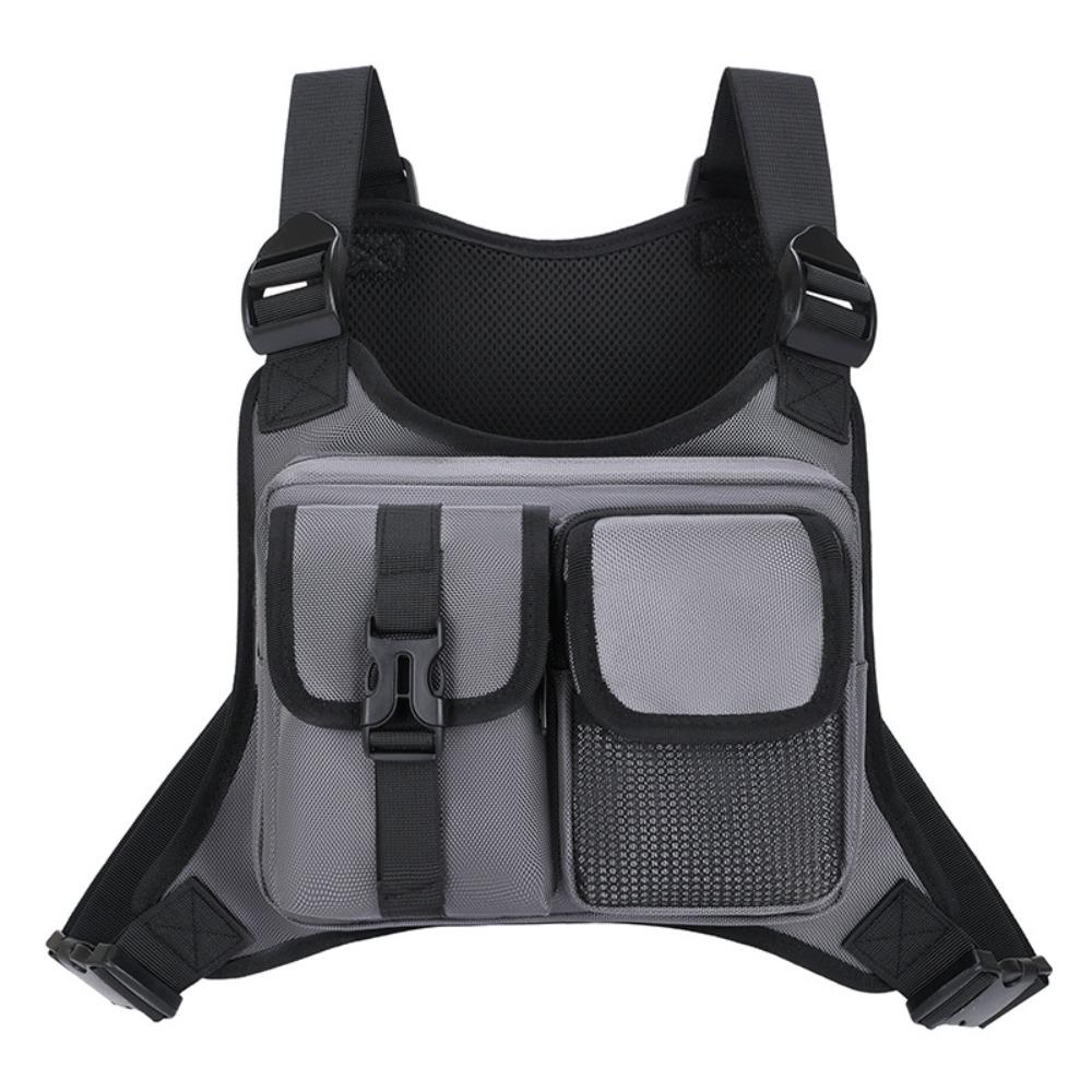 Wear-resistant Sports Chest Bag Anti-Theft Front Chest Pack Running Vest Bag  for Hiking