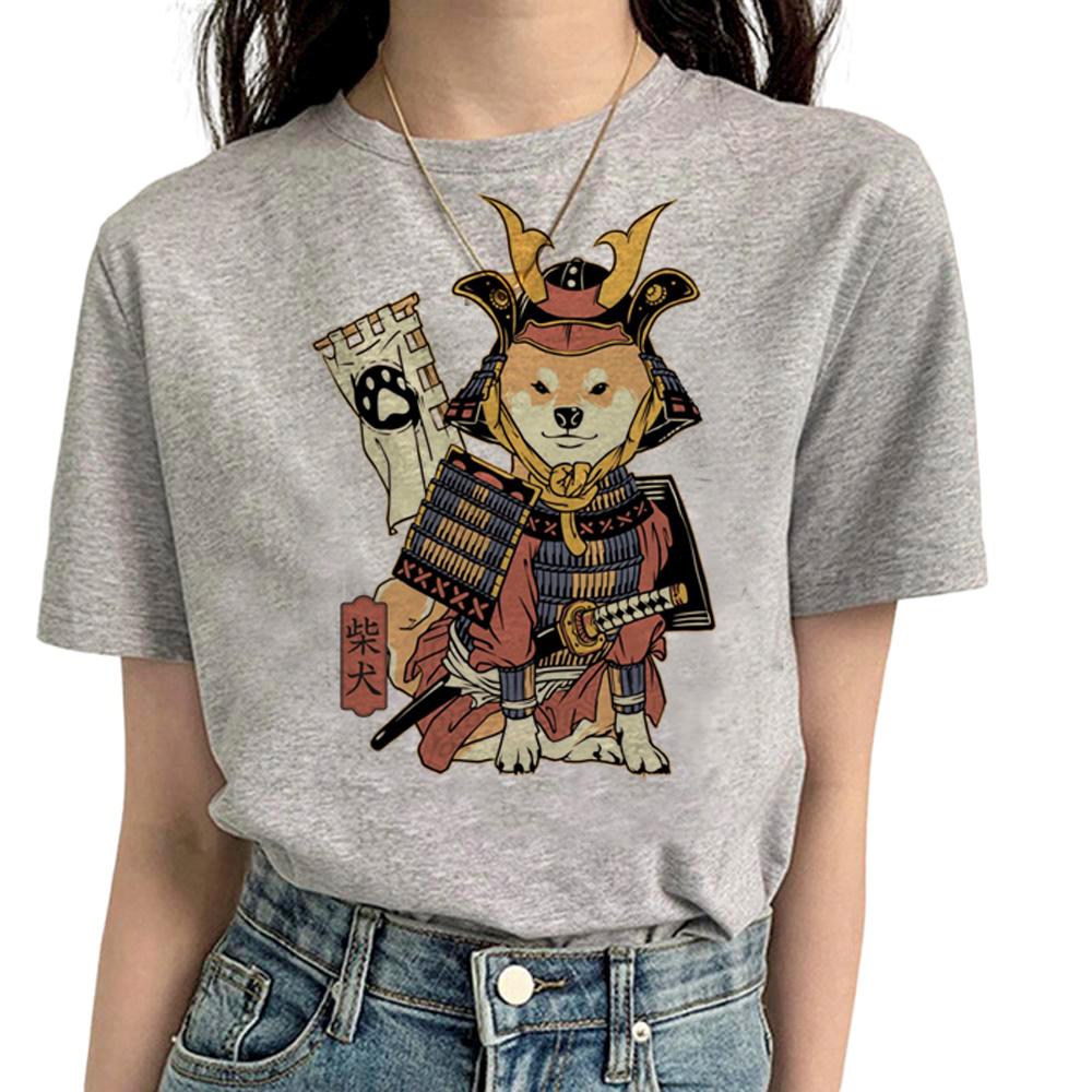 Shiba Inu t shirt Women harajuku streetwear comic tshirts feUnisex Japanese 2000s anime clothing