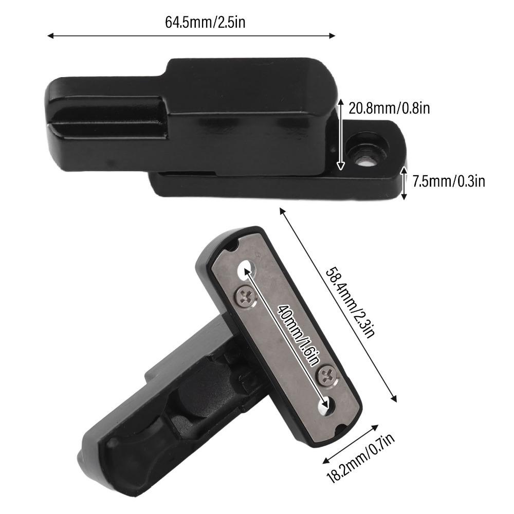 Easy Installation Sliding Window Lock T-Type Window Latch Safety Window Sash Lock Proof