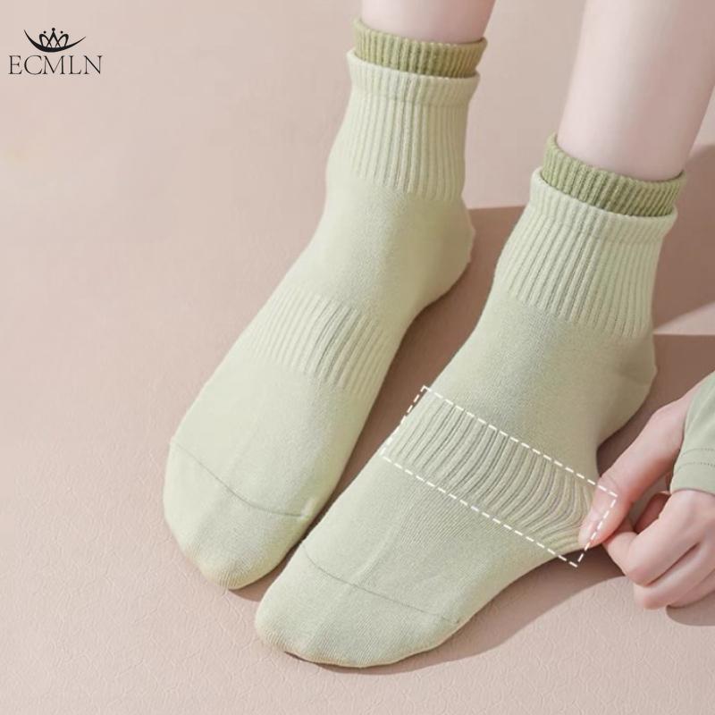 Women's Mid-tube Cotton Socks Pilates Fitness Dance Non-slip Socks Spring and Summer Adult Floor Socks