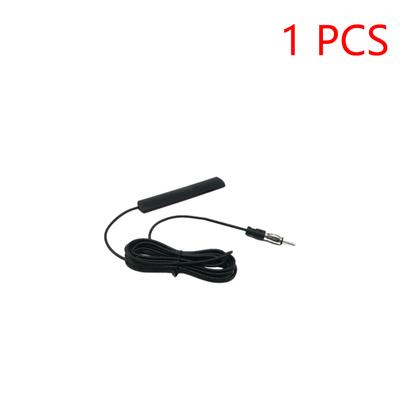 DC 5-12V AM/FM Radio Aerial Car Interior Hidden Amplified Antenna 85-860Mhz Car Radio Patch Aerial for Car Truck Motorcycle Boat