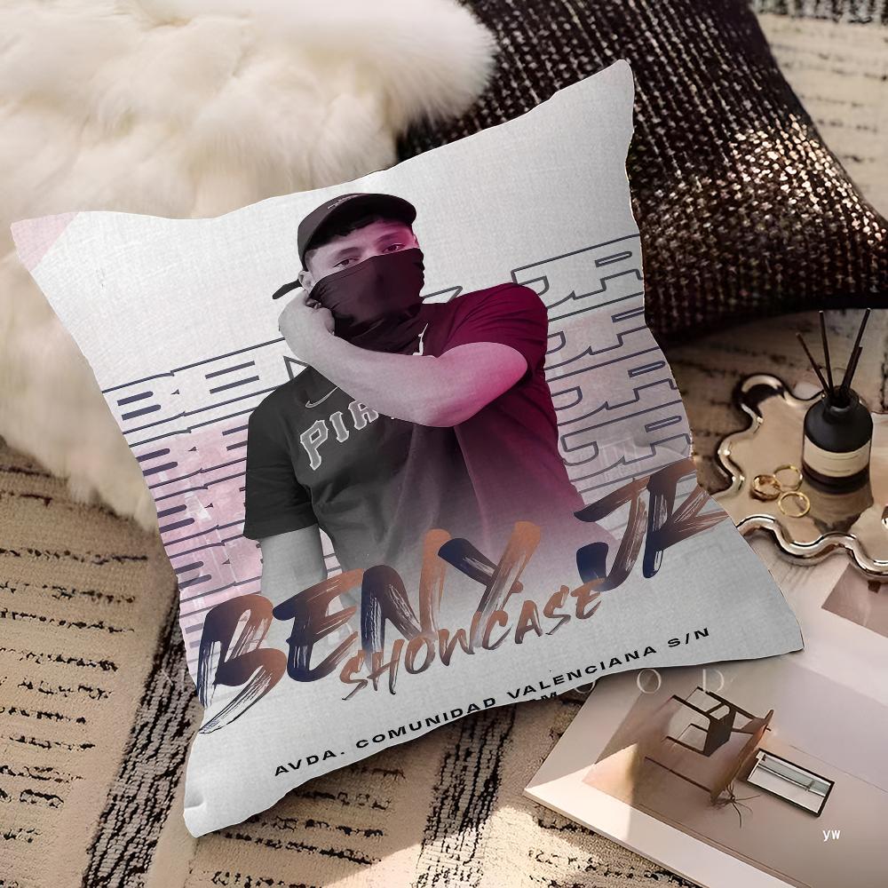 

BBeny Singer Cool JJr Pillow Covers Cartoon Sofa Decorative Home Doublesided Printing Short Plush Cute Cushion Cover 30x30 cm