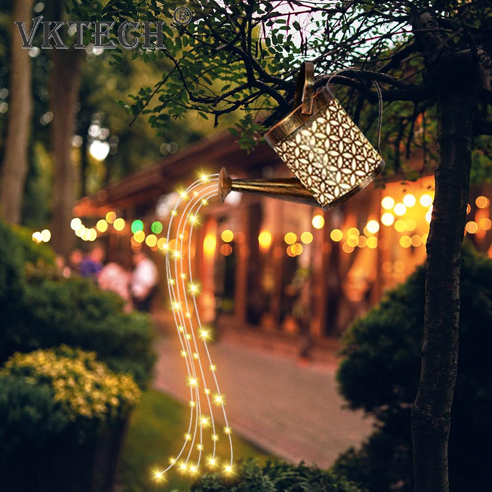 2025 Solar Watering Can Light Solar Lamp LED Shower Solar Fairy Light String Garden Yard Lawn Art Outdoor Christmas Decorations