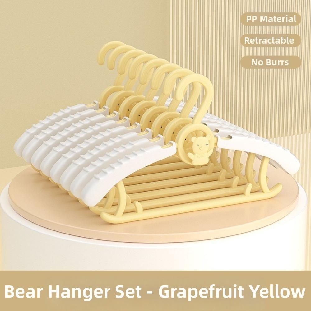 10 Pcs Extendable Kids Clothes Hanger Space Saving Children's Clothes Hanger  Baby Specific
