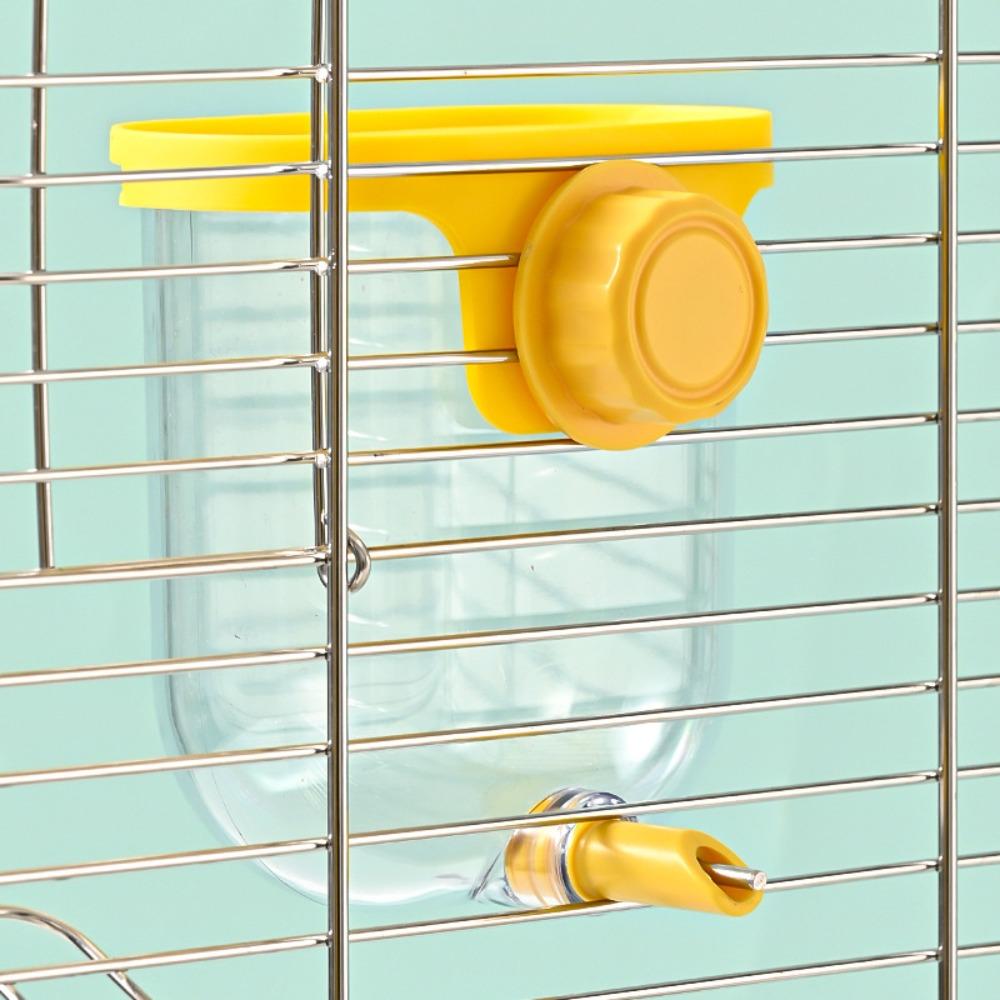 Wall Mounted Bird Cage Water Feeder Automatic Leak-proof Parrot Water Dispenser Pin-Touch No Drip Bird Cage Waterer