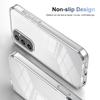 For Samsung Galaxy S24 Clear Phone Case TPU PC Anti-Slip Drop-Proof Back Cover