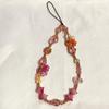 Original Design Chinese Retro Style Beaded Phone Charm Strap Bracelet Wrist Short Lanyard Camera Keychain Bag Pendant