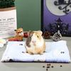 Jetec 2 Pieces Guinea Pig Bed Rabbit Bed Small Animal Hamster Warm Mats Winter Warm for Bunny Hamster Squirrel Hedgehog Chinchilla Small Animal