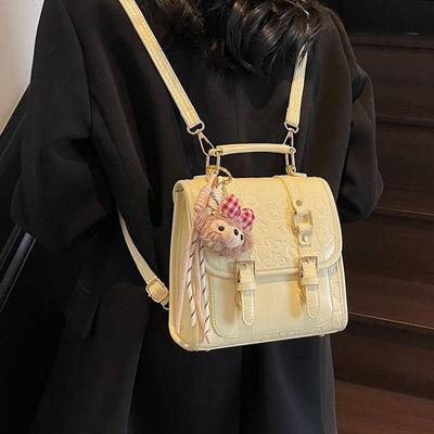 Backpack Women's New Spring and Summer Niche Design Sense Retro Fashion Backpack Is Still Trendy Bag