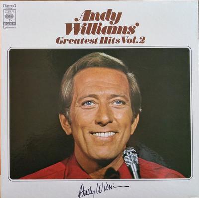 LP Record ANDY WILLIAMS  Andy Williams Greatest Hits Vol. 2 SOPN41 CBS SONY 1972 Japan Jazz Used